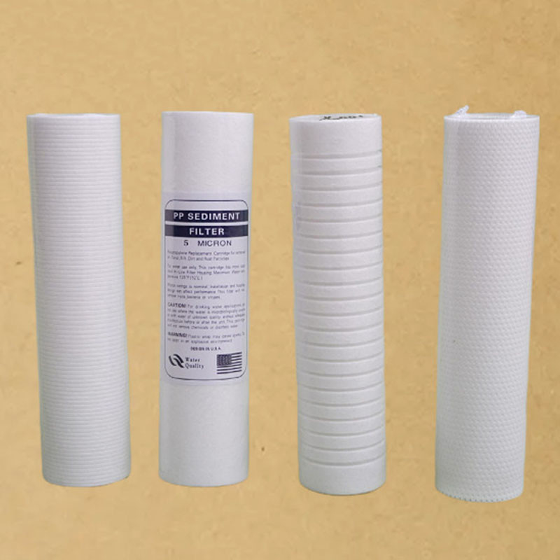 Filtro de tambor de algodón de PP Elemento de filtro de seguridad para filtro soplado de fusión utilizado en el tratamiento del agua
