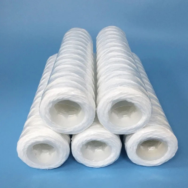 Tamaño personalizado Elemento de filtro de heridas de alambre de alta calidad para diversos purificadores de agua