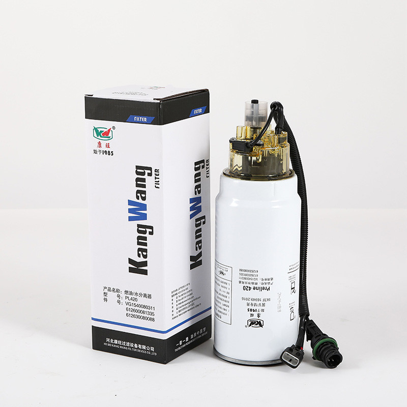 VG1540080311 Filtro de aceite cartucho diesel camión purificador de combustible para maquinaria pesada de construcción de trabajo pesado