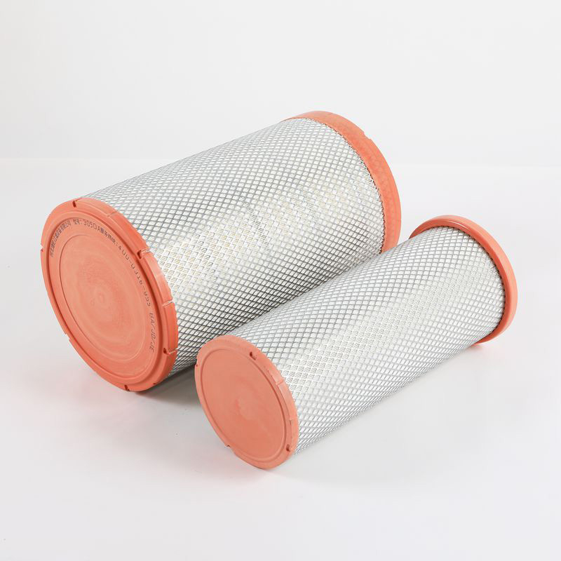 Material de papel de filtro El filtro de aire de camión con diseño de instalación fácil