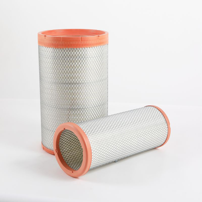 Material de papel de filtro El filtro de aire de camión con diseño de instalación fácil