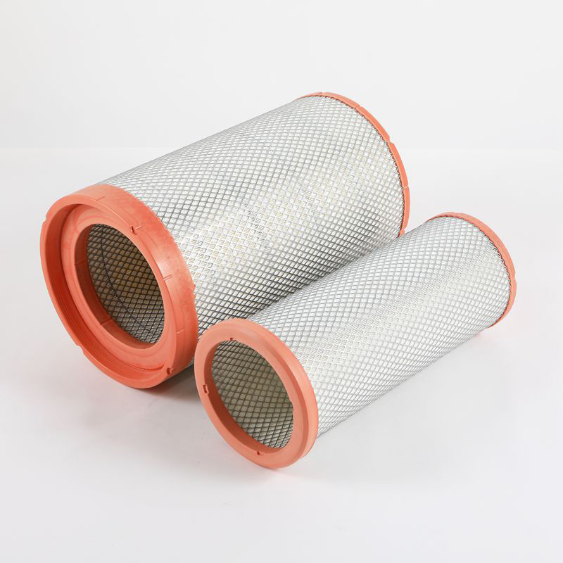 Material de papel de filtro El filtro de aire de camión con diseño de instalación fácil