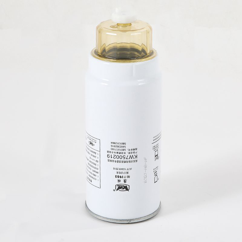 KW7500219 Filtro de combustible para camiones de 1 año con bajo mantenimiento y filtración efectiva