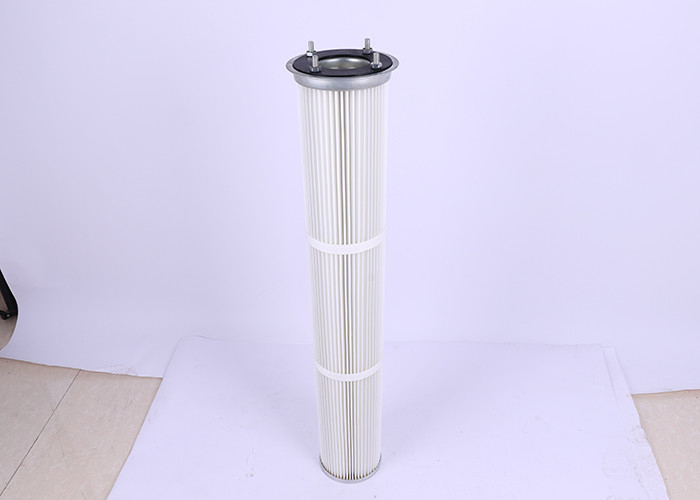 Elemento filtrante industrial del filtro de aire 1000μ para el material nano de la fibra del retiro de polvo