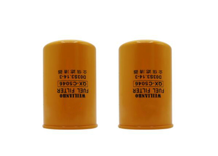 filtro de combustible industrial 1000μ para el ODM del OEM de la maquinaria de construcción pesada