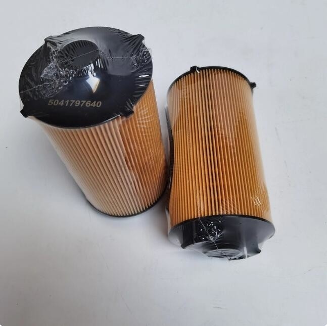 Filtro del aceite lubricante 504272431 para el material de la fibra de vidrio de SAIC Iveco