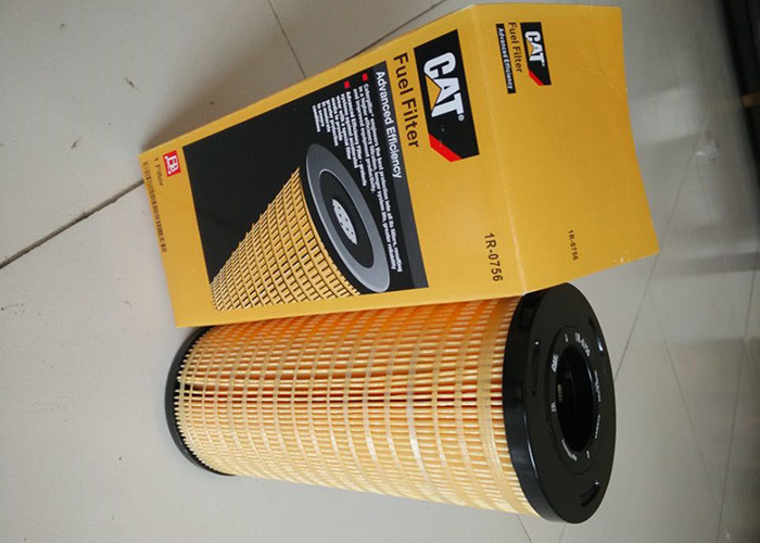 material de la base de papel de Industrial Filtro de combustible 1R-0756 1R0756 del excavador 320C