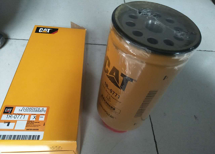 elementos de filtro de combustible diesel 1R-0771 para el excavador CAT 320D 336 323D