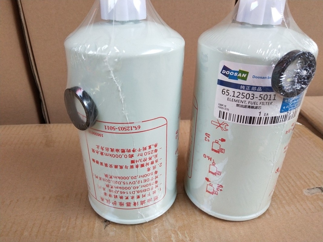 12503-5011 porosidad del filtro de combustible del camión 10um para el excavador de Doosan