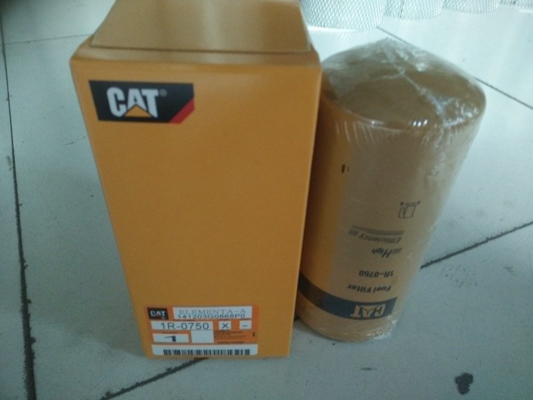 Filtro de combustible del CAT 1r0750 para la certificación del excavador ROHS de 336D 345D 349D