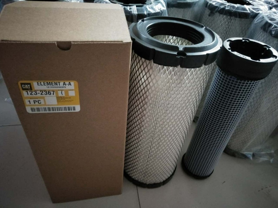 CAT Air Cleaner Filter Element 123-2367 para el certificado de la ISO del polvo del olor Remove