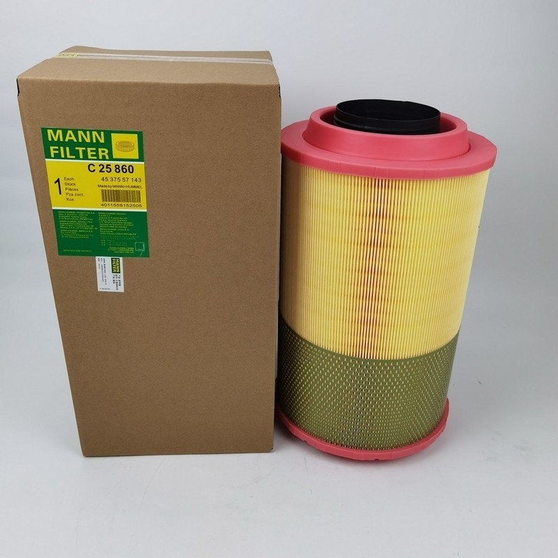 Filtro de aire del compresor del tornillo de Mann C258602 1631043500 para las minerías