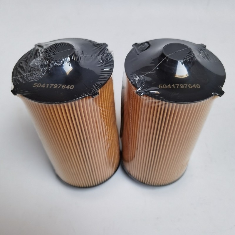 Lubricando el excavador Filtro de aceite 5041797640 504272431 para SAIC Iveco